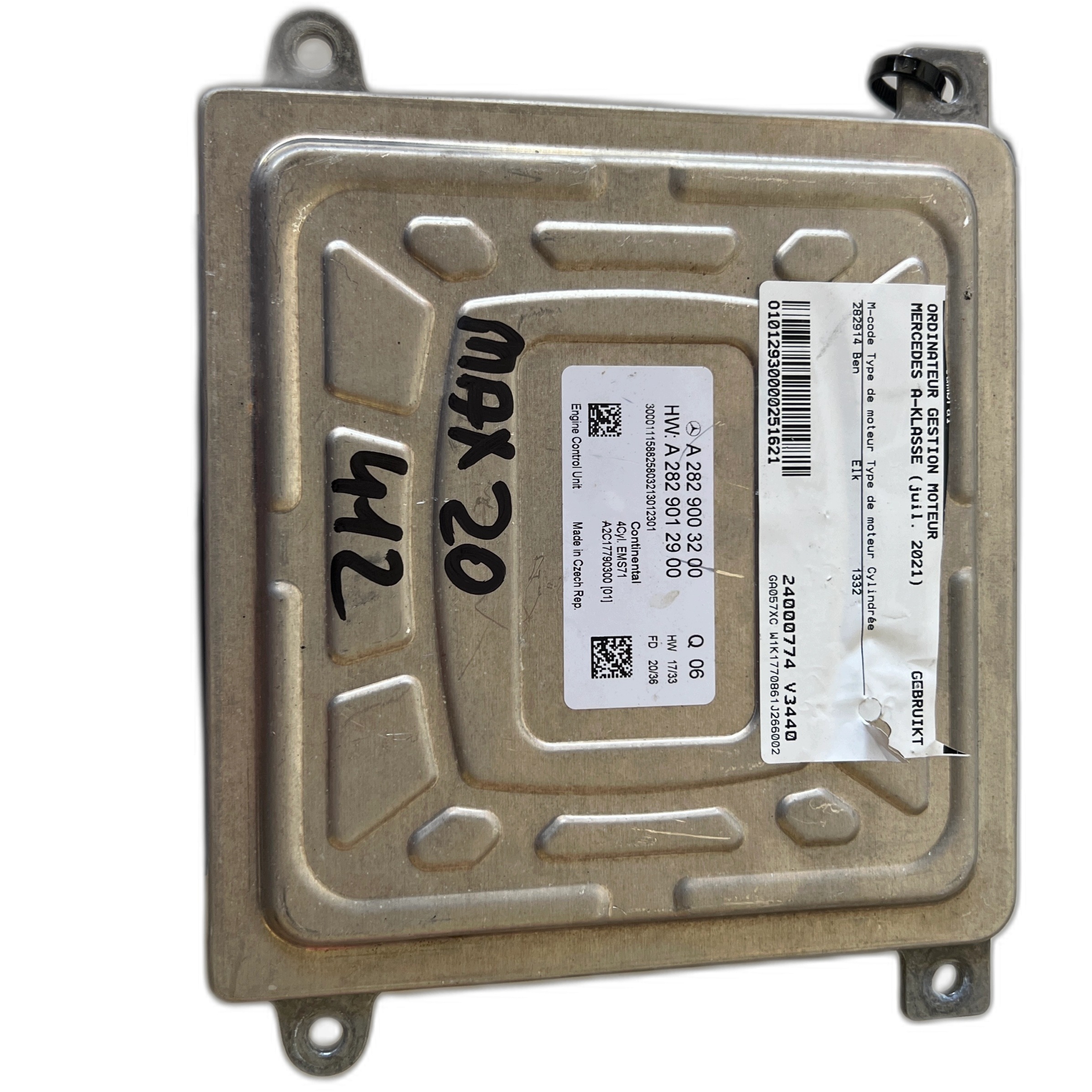 MERCEDES A KLASA 2021 1.3 computer ECU A2829003200 A2829012900 A2C17790300