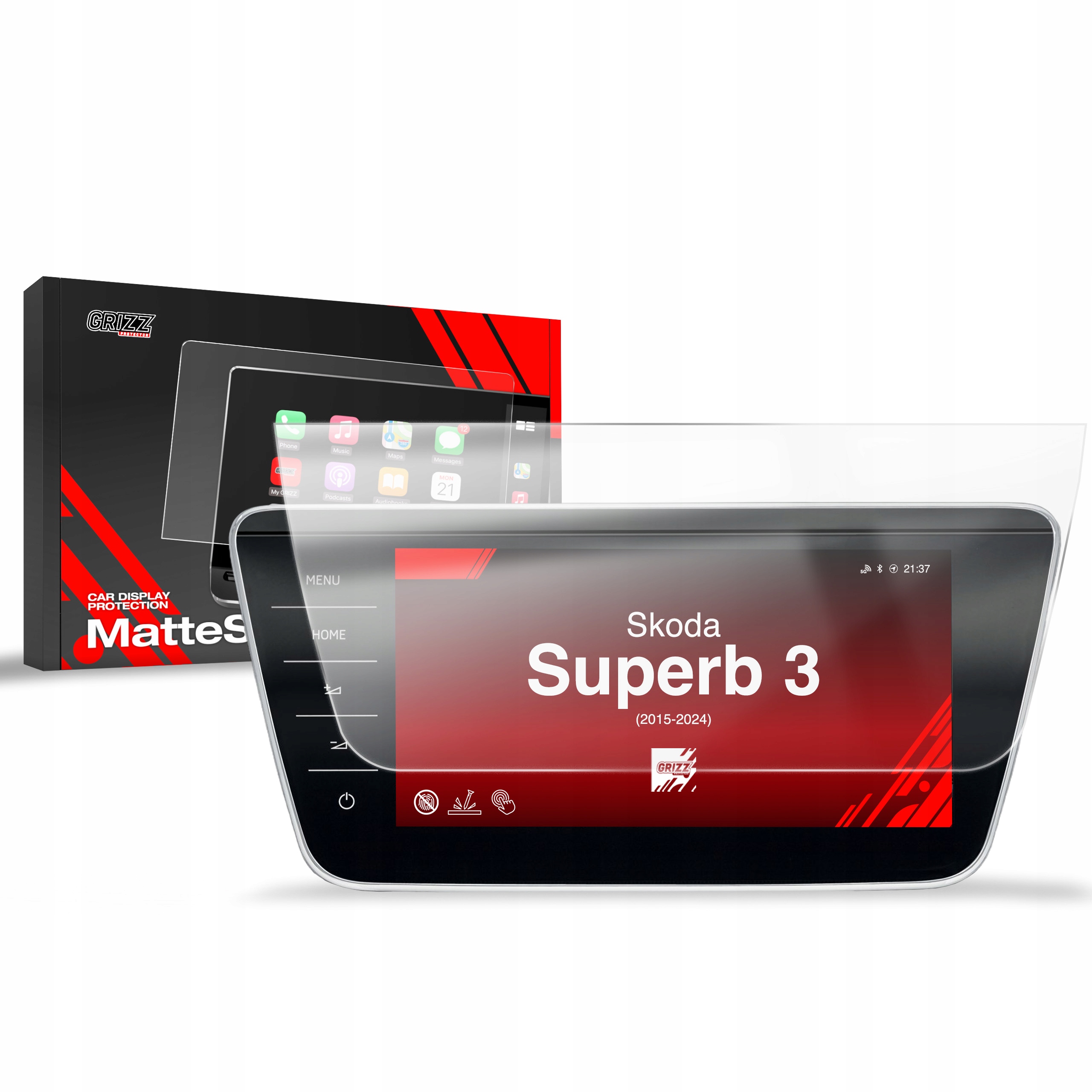 Folia Antyodciskowa do Skoda Superb 3 9,2" Columbus (2015-2024)