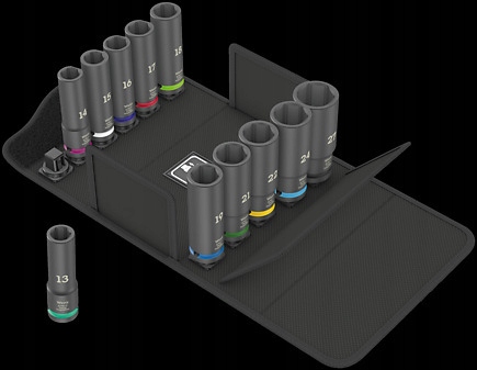 ZESTAW KLUCZY NASAD. IMPAKTOR DEEP SET 11CZ. 05004841001 WERA Marka Wera