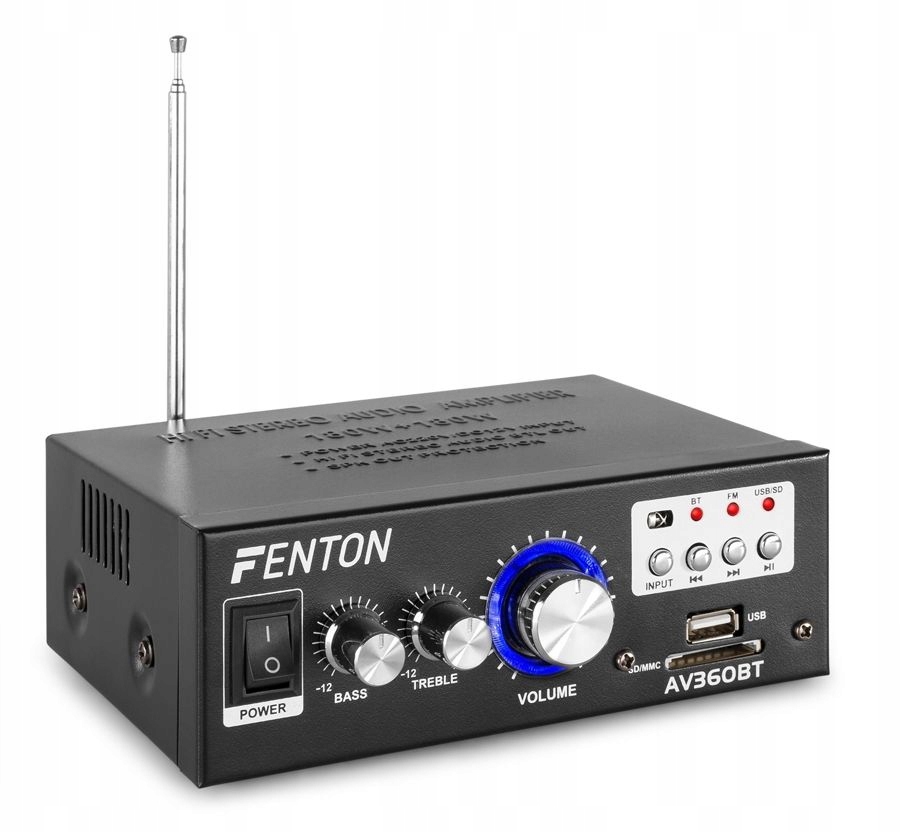 WZMACNIACZ 2x 40W BT USB MP3 FM FENTON KOMPAKTOWY Marka Fenton