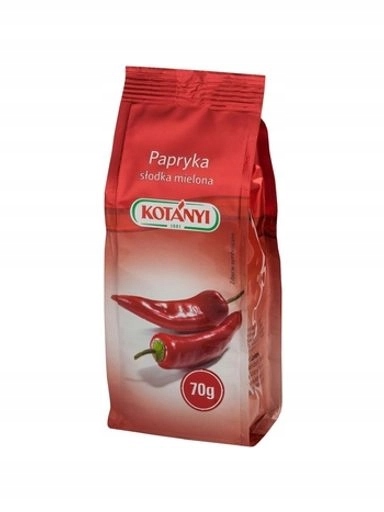 Levně 7 x Kotanyi Paprika sladká 70 g