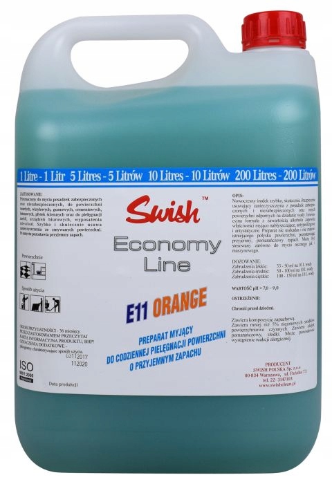 

Swish E11 Orange 5l Płyn Do Mycia Podłóg Posadzek