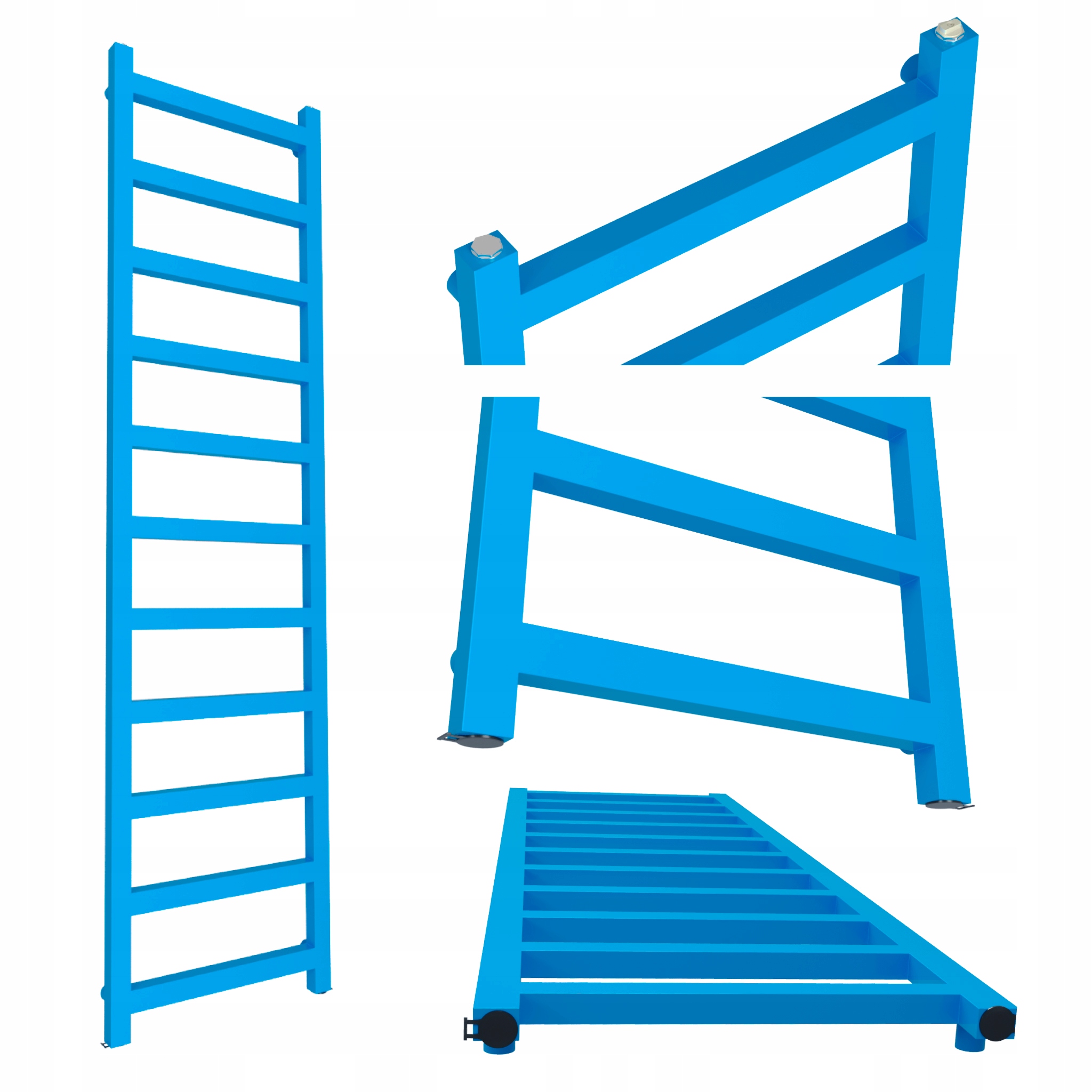 Koupelnový radiátor Box 1650x500 Modrý