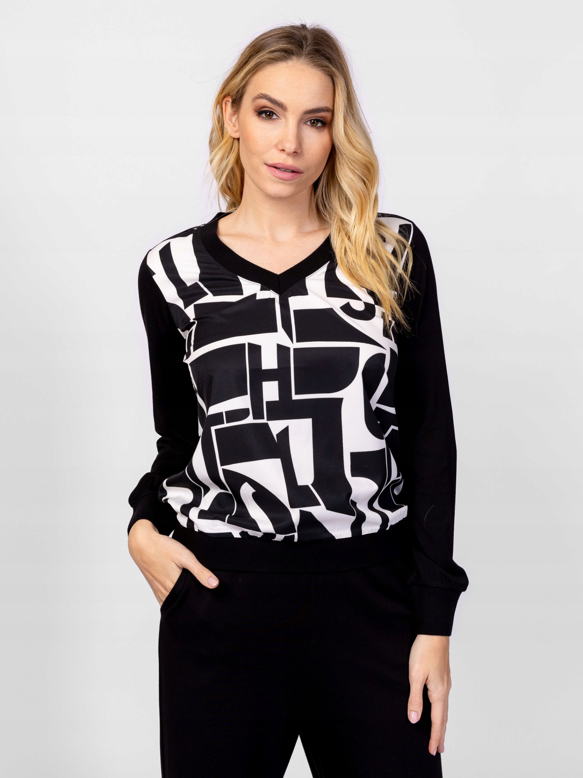 Heavytools Dámská Blůza S Dlouhým Rukávem CALISHAW25 Letters Černá XL