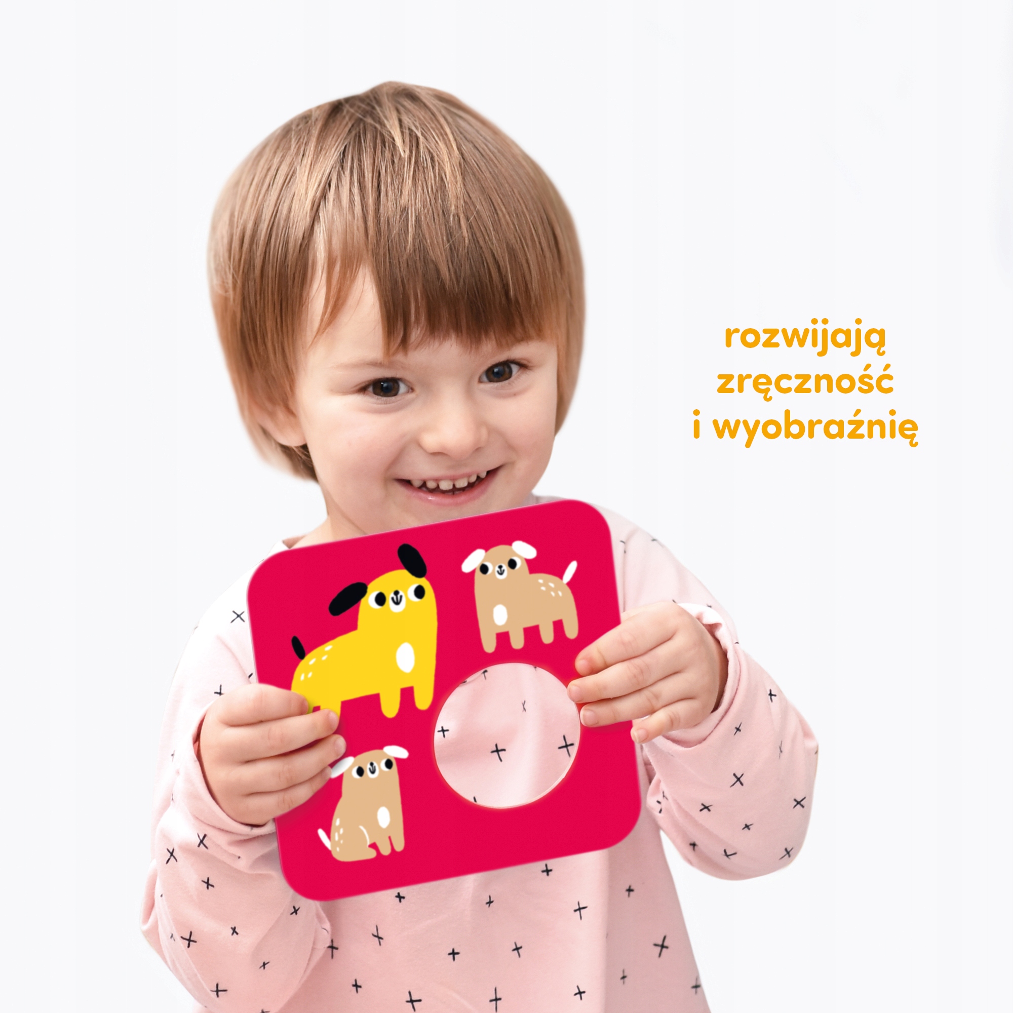 CzuCzu Puzzle kontrastowe Tu pasuje 15m+ Marka CzuCzu