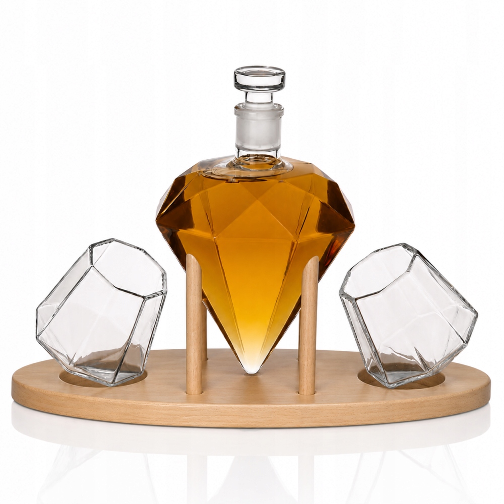 Dárková sada Diamond na Whiskey 850ml se skleničkami lights