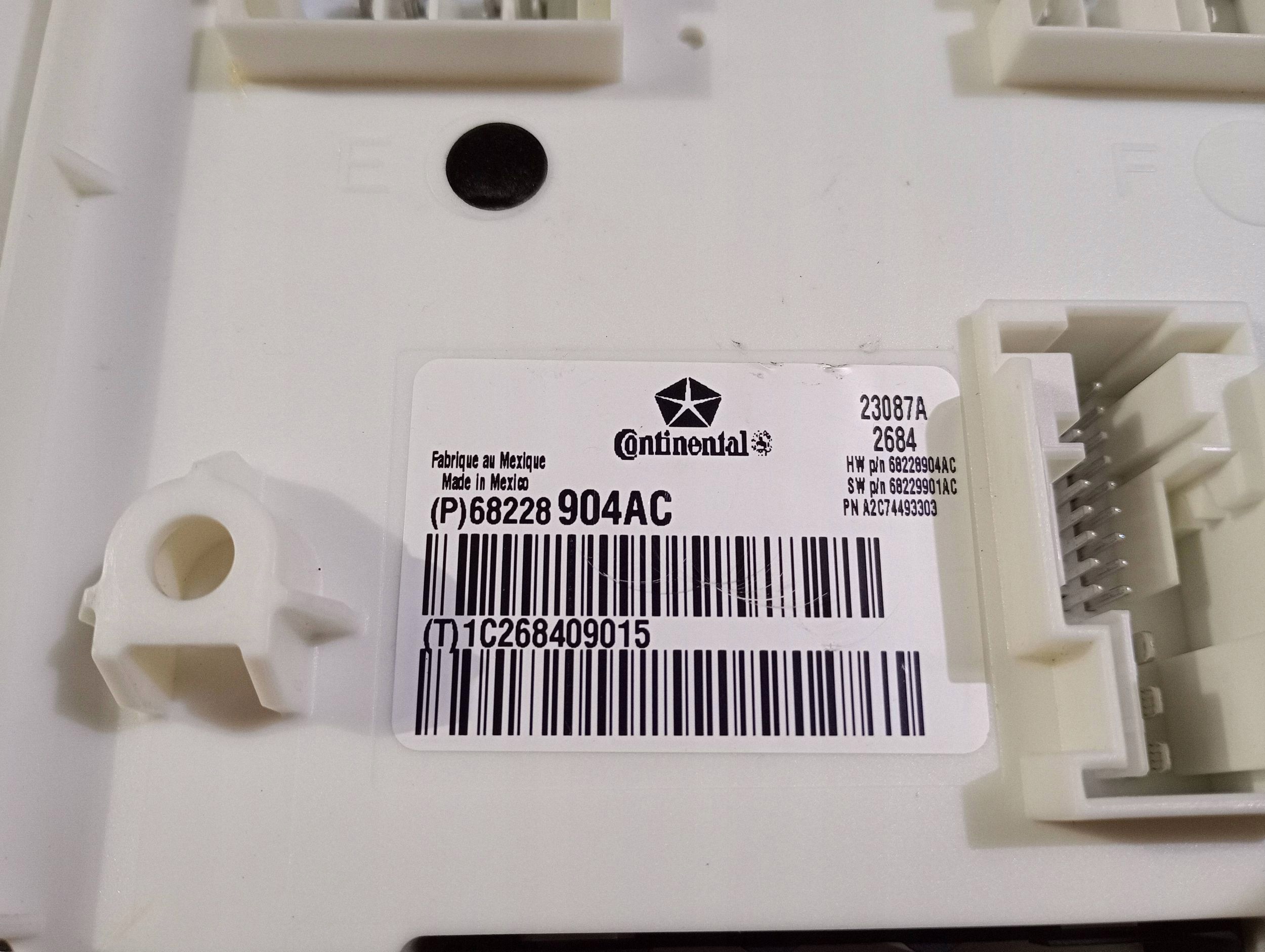 Module Unité de contrôle komfortu BCM Dodge Ram 1500 2009-2018