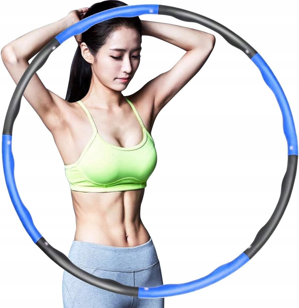 HULA HOP Z WYPUSTKAMI ODCHUDZAJĄCE DLA KOBIET SKŁADANE PREZENT Stan opakowania oryginalne