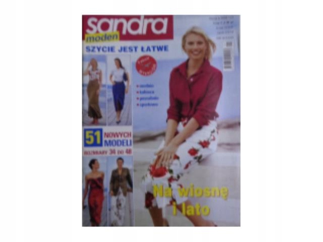 Sandra Moden nr 1 z 2005 roku + wykroje