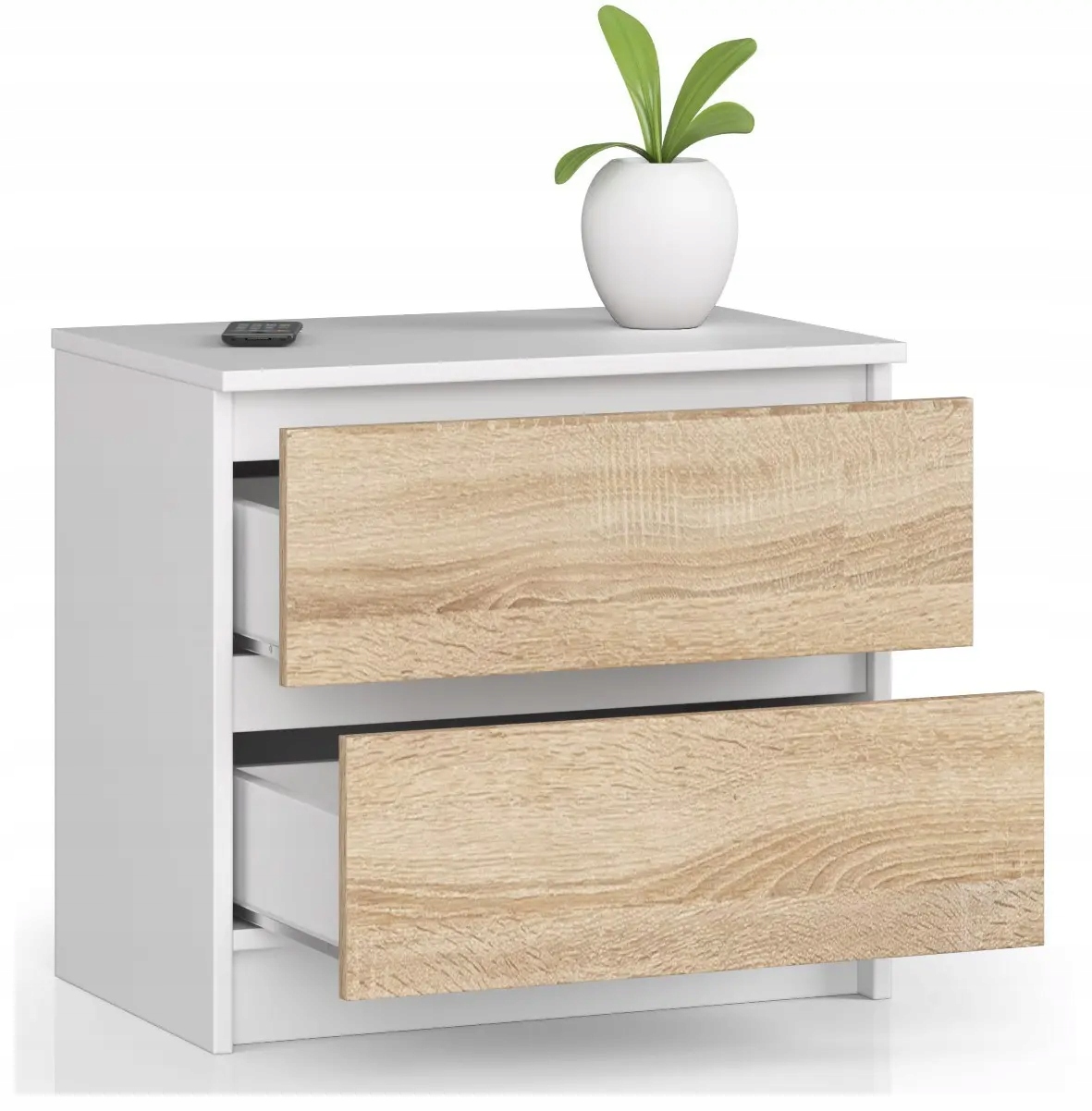 SZAFKA NOCNA KOMODA STOLIK SZUFLADY BIEL SONOMA 60 Marka VMP