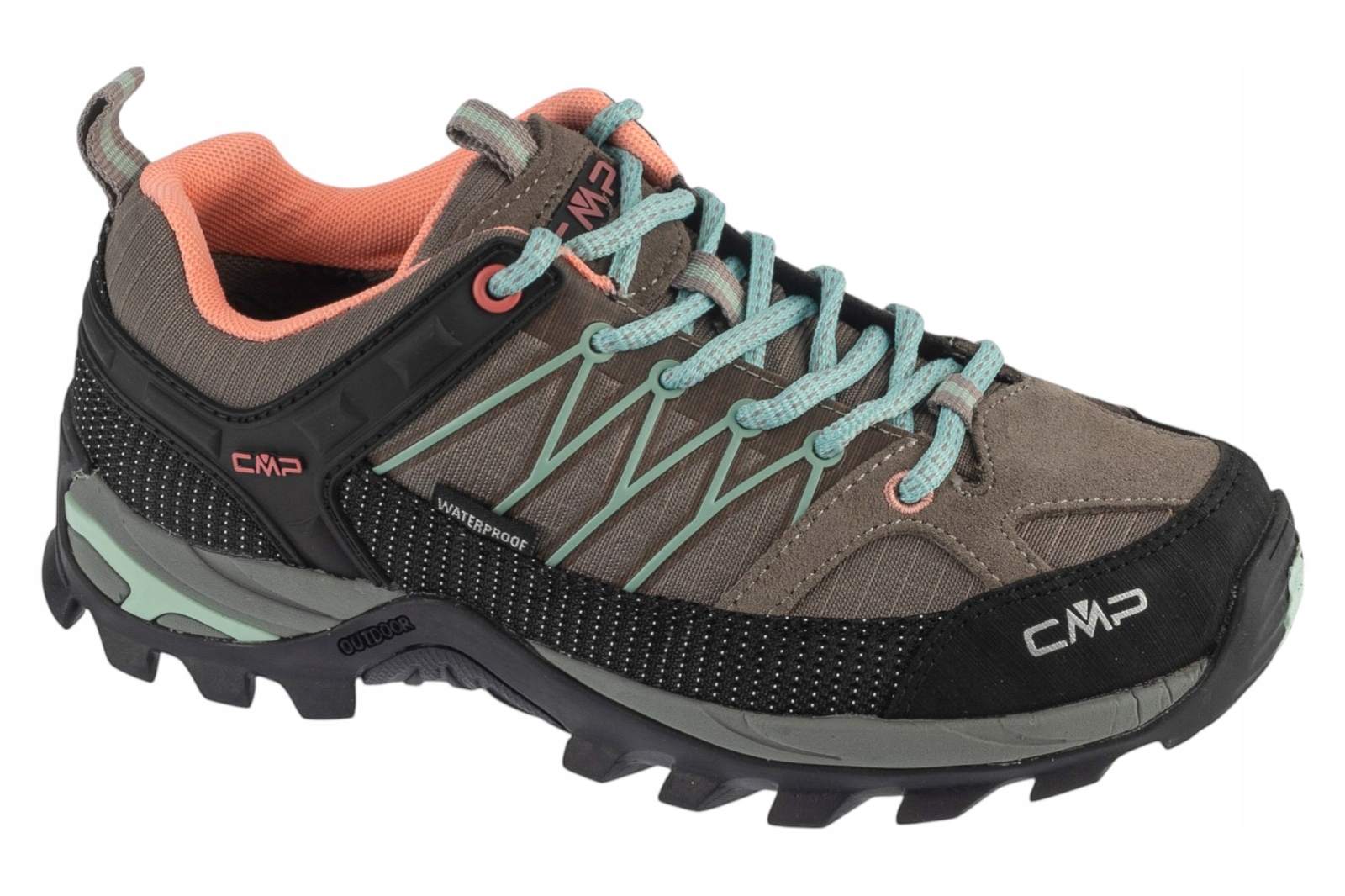 Cmp Rigel Low Wmn Wp [40] Dámské semišové trekové boty šedé barvy