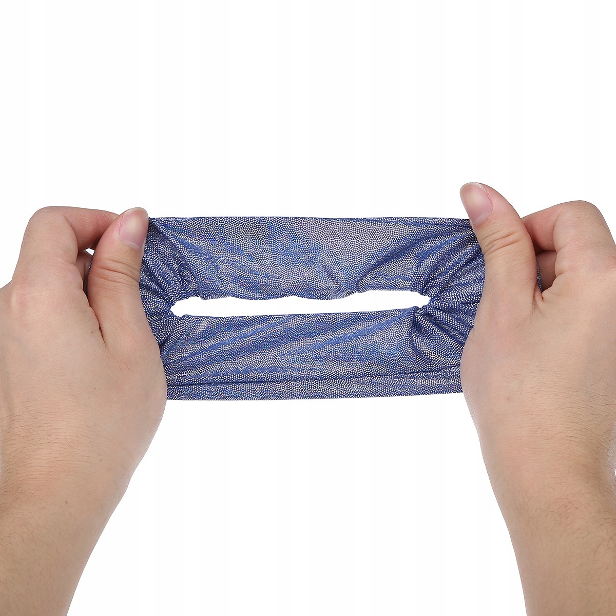 ZESTAW GUMEK DO WŁOSÓW SCRUNCHIE BROKAT HOLO 15SZT Kolor dominujący wielokolorowy