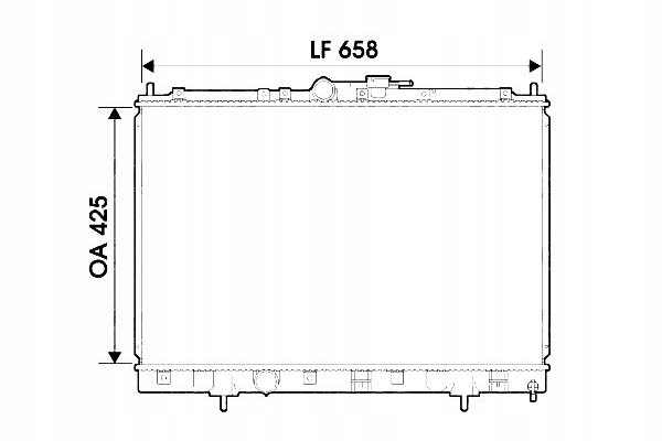 VALEO CHŁODNICA WODY MITSUBISHI MONTERO IO 1.8 GDI