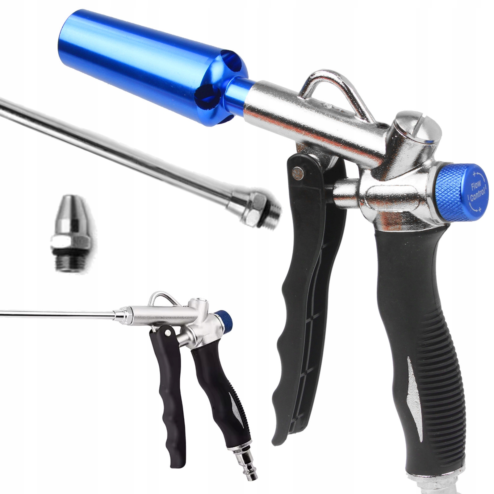 Pistolet pneumatyczny Tagred z dyszą Venturiego, regulacja powietrza