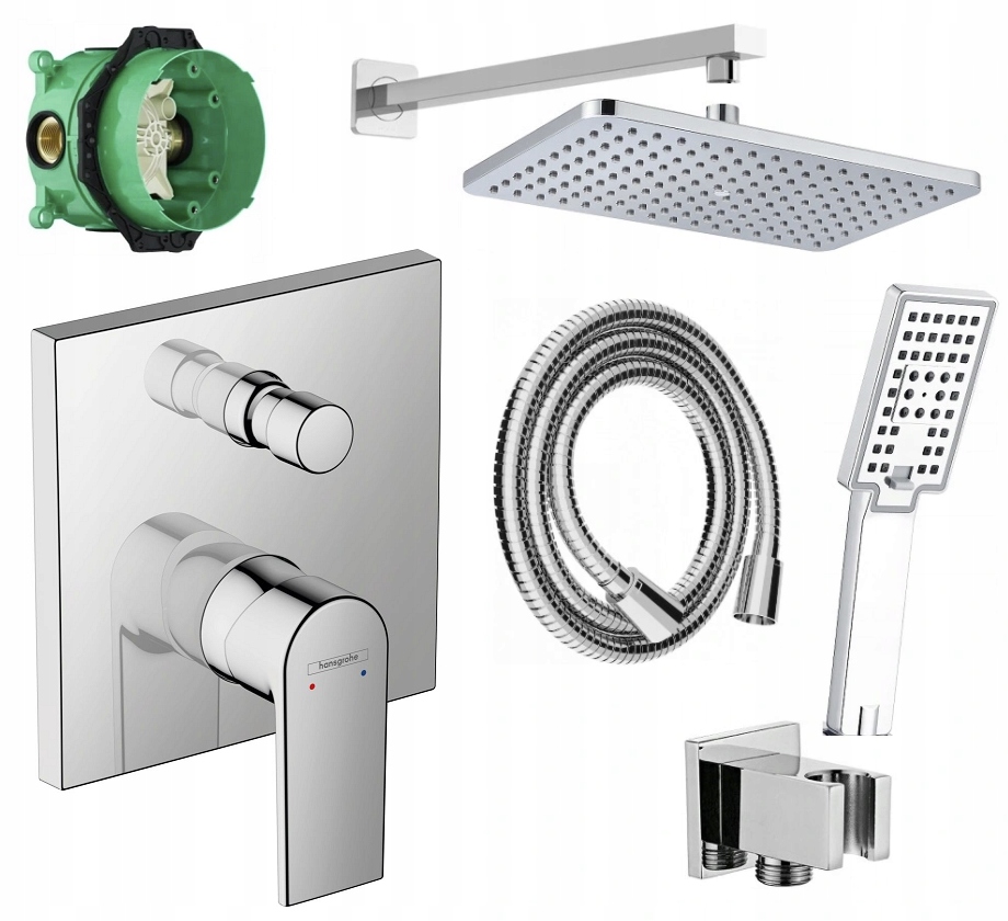 

Hansgrohe bateria zestaw podtynkowy Ibox desz.30