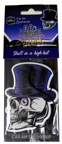 

Aroma Car Muertos Skull In A High Hat, odświeżacz