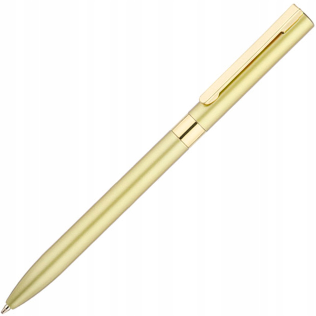 

Złoty Długopis Żelowy z niebieskim wkładem Gold