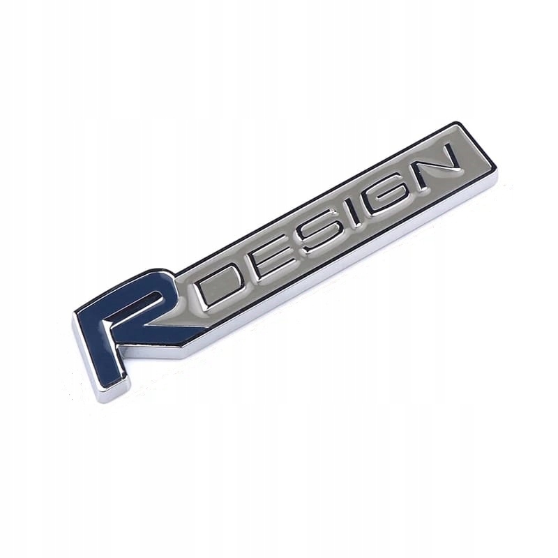 Znaczek LOGO Emblemat metal 3D R-DESIGN VOLVO BLUE