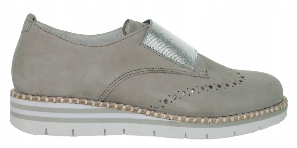 Gabor Dámské polobotky nazouvací platforma velikost 36 béžové kožené