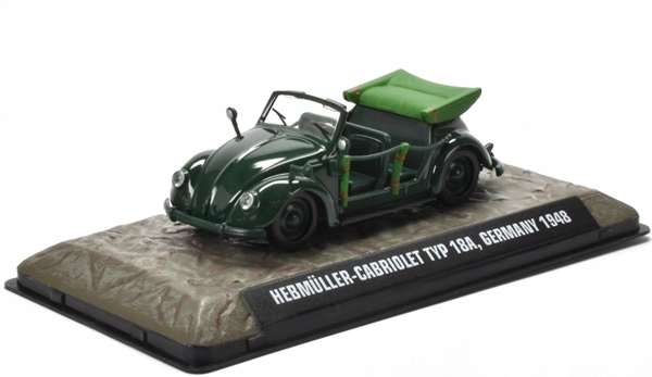 Hebmuller-Cabriolet Typ 18A, Germany 1948- 1:43 Atlas