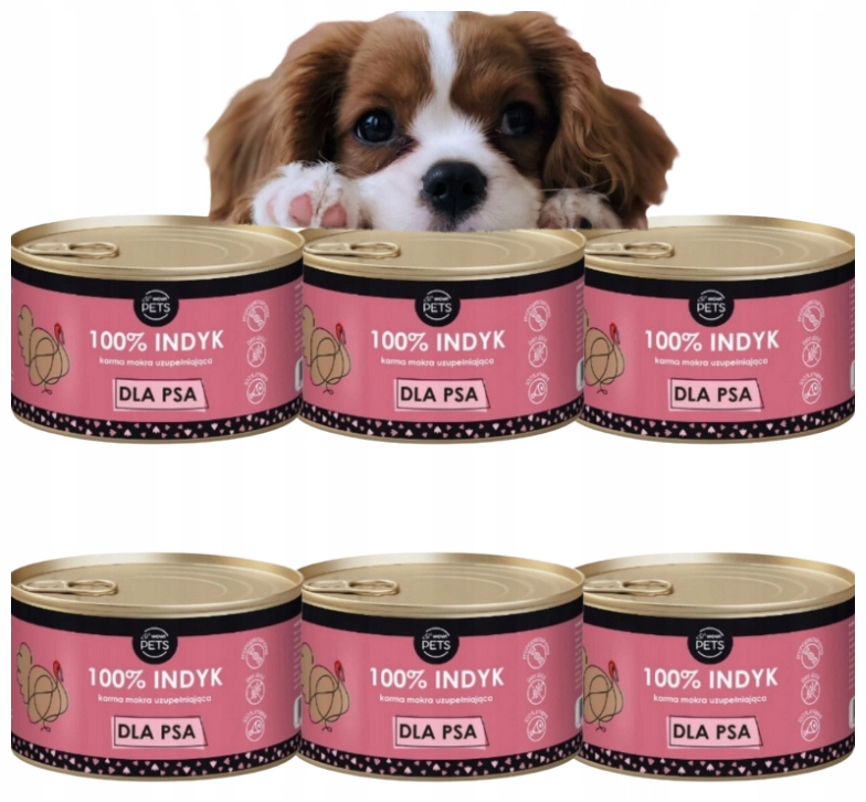 Levně Mokré Krmivo pro psy Barf Krůta 100% sada 410 g, 6 kusů