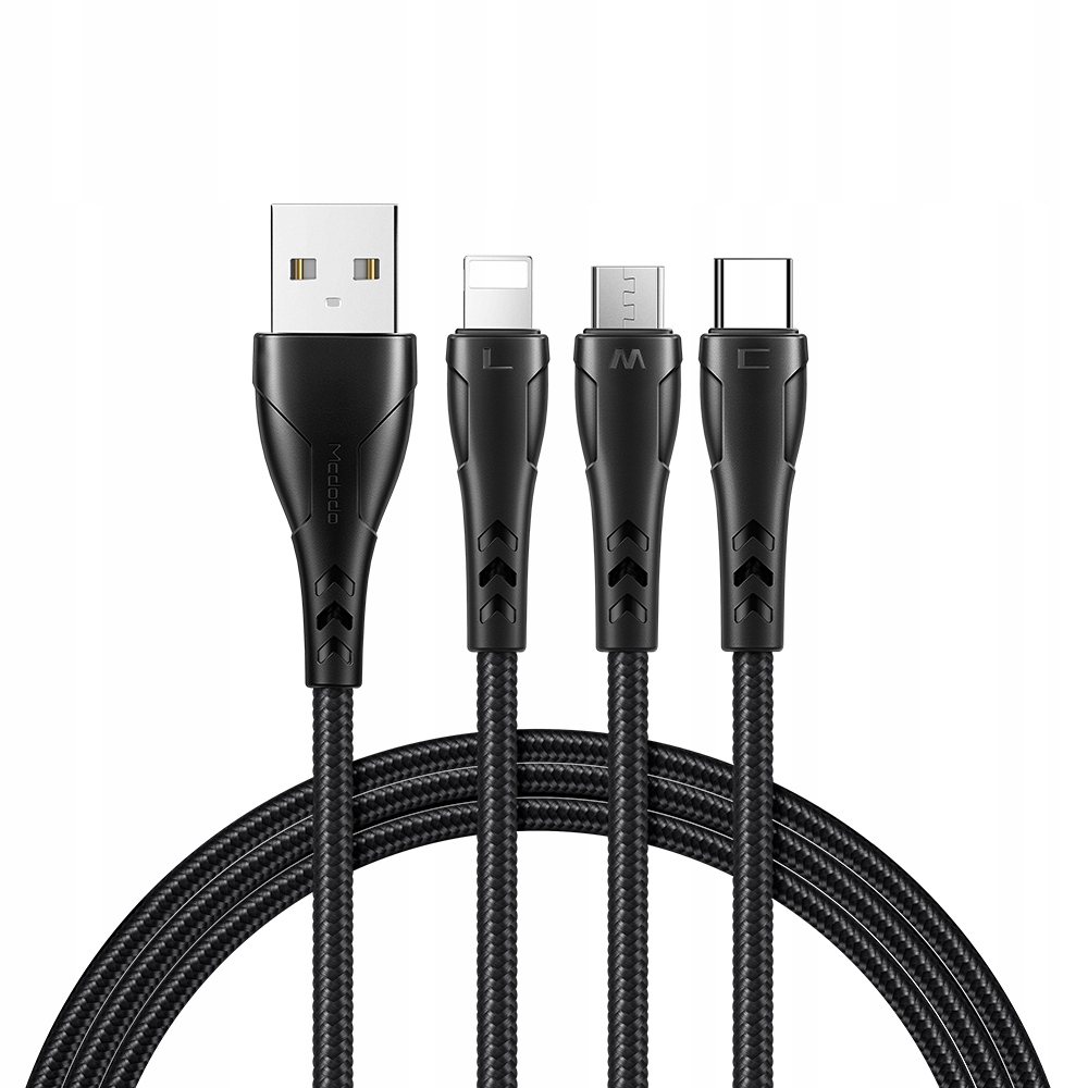 

McDODO CA-6960 3w1 Lightning, Usb-c, microUSB