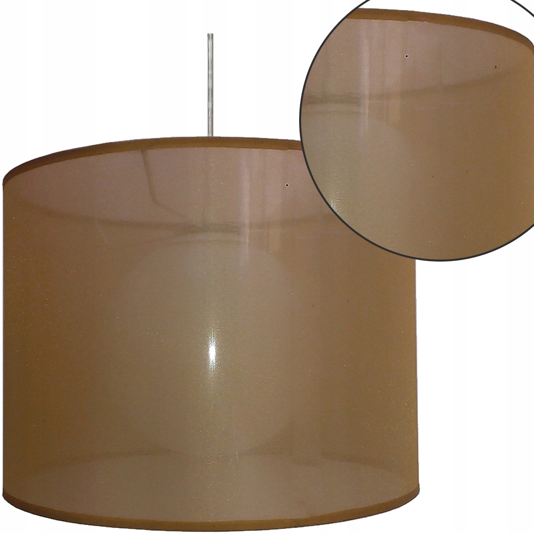 Stylová stropní Závěsná Lampa 1X60W E27 Zlatá