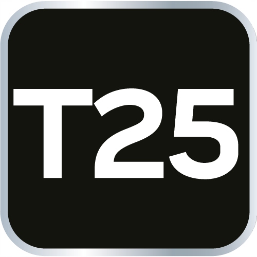 Wkrętak Torx T25 x 100 mm, S2 EAN (GTIN) 5907558401950