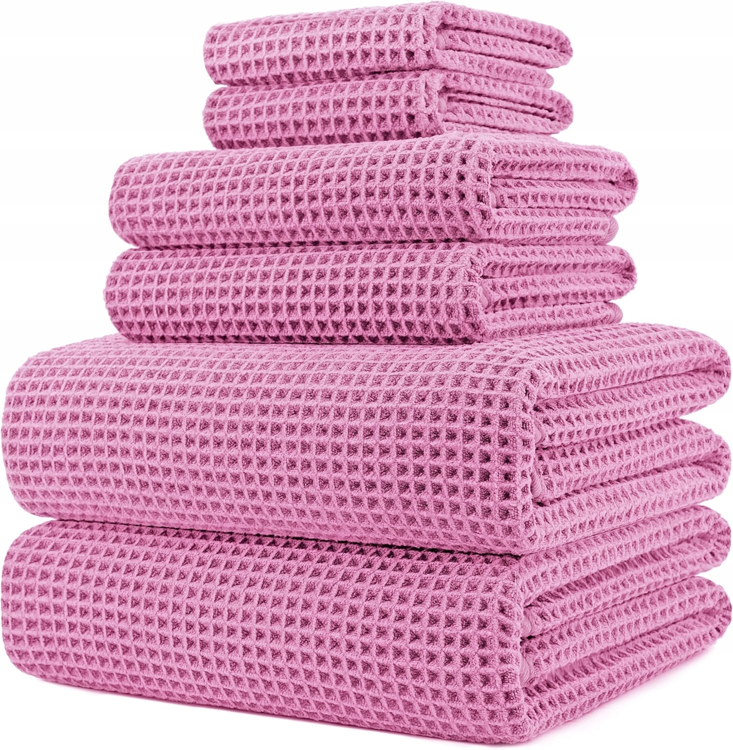 Koupací ručník z mikrovlákna, velikost 76 x 152 cm, 6-dílná sada