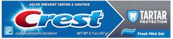 

Pasta Crest Tartar Protection Fresh Mint Gel 161g