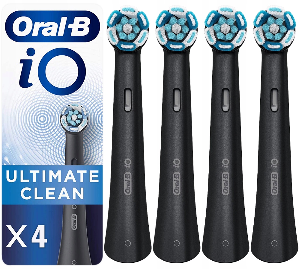 Końcówki Do Szczoteczki Elektrycznej Oral-b Io Ultimate Clean Czarna 4 Szt.