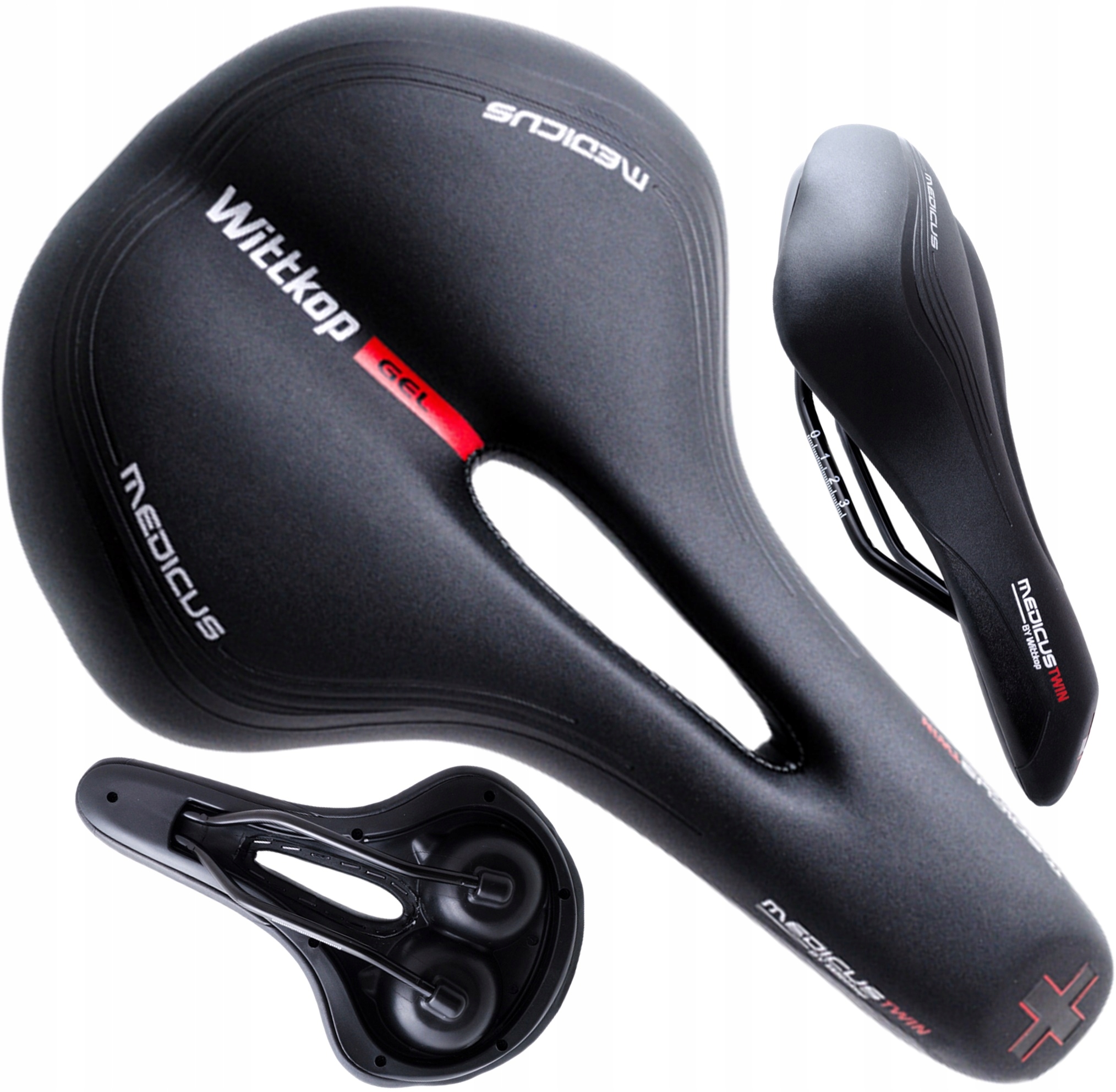 

Wittkop Medicus Twin 1.0 siodełko rowerowe żelowe