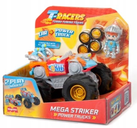 T-RACERS Power Truck Mega Striker pojazd + kierowc Marka Magicbox