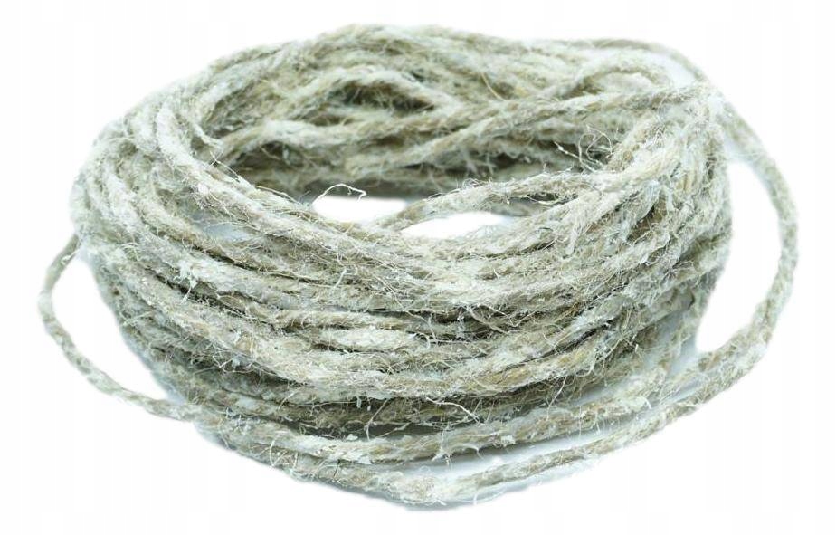 

Knot z sznura konopnego impregrowany woskiem 1m