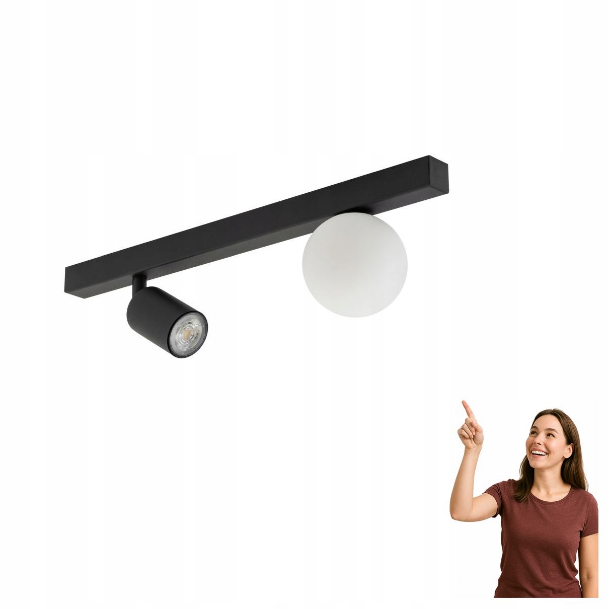 Stropná lampa s reflektorom Vox 10000 Tk Lighting