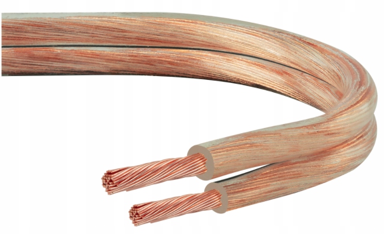 Kabel przewód głośnikowy 2x4mm CZYSTA MIEDŹ OFC Kod producenta LP0054