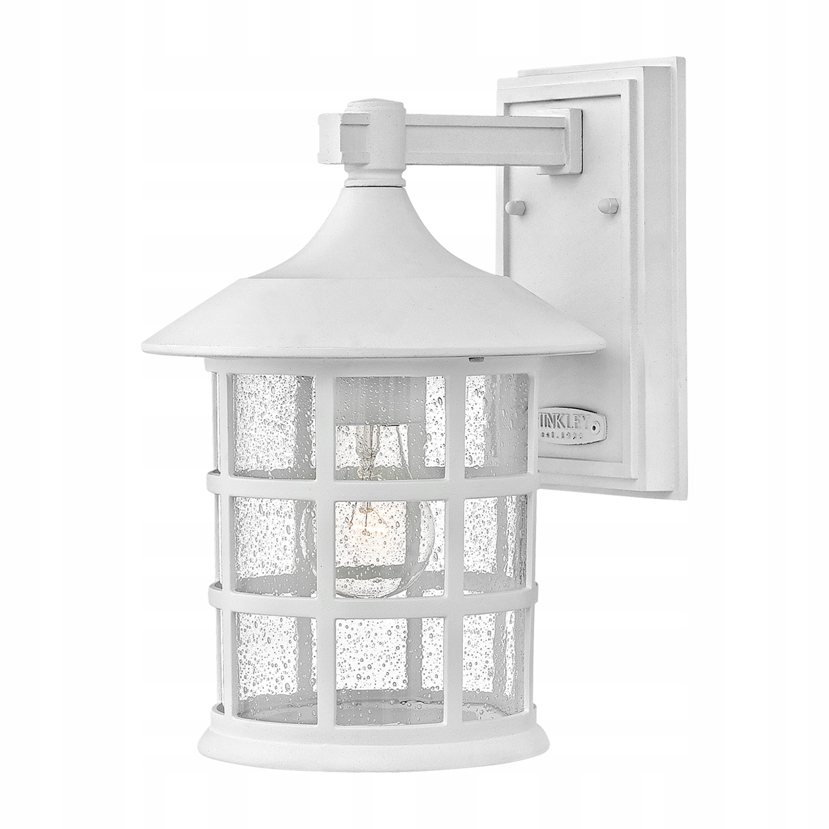 Vonkajšia nástenná lampa vintage retro námornícka biela IP44 Hinkley
