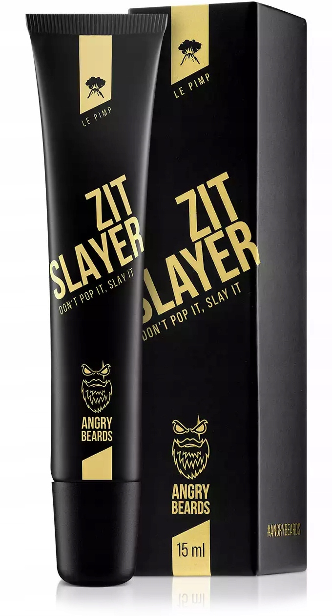 Angry Beards Zit slayer Pánský gel na pupínky 15 ml