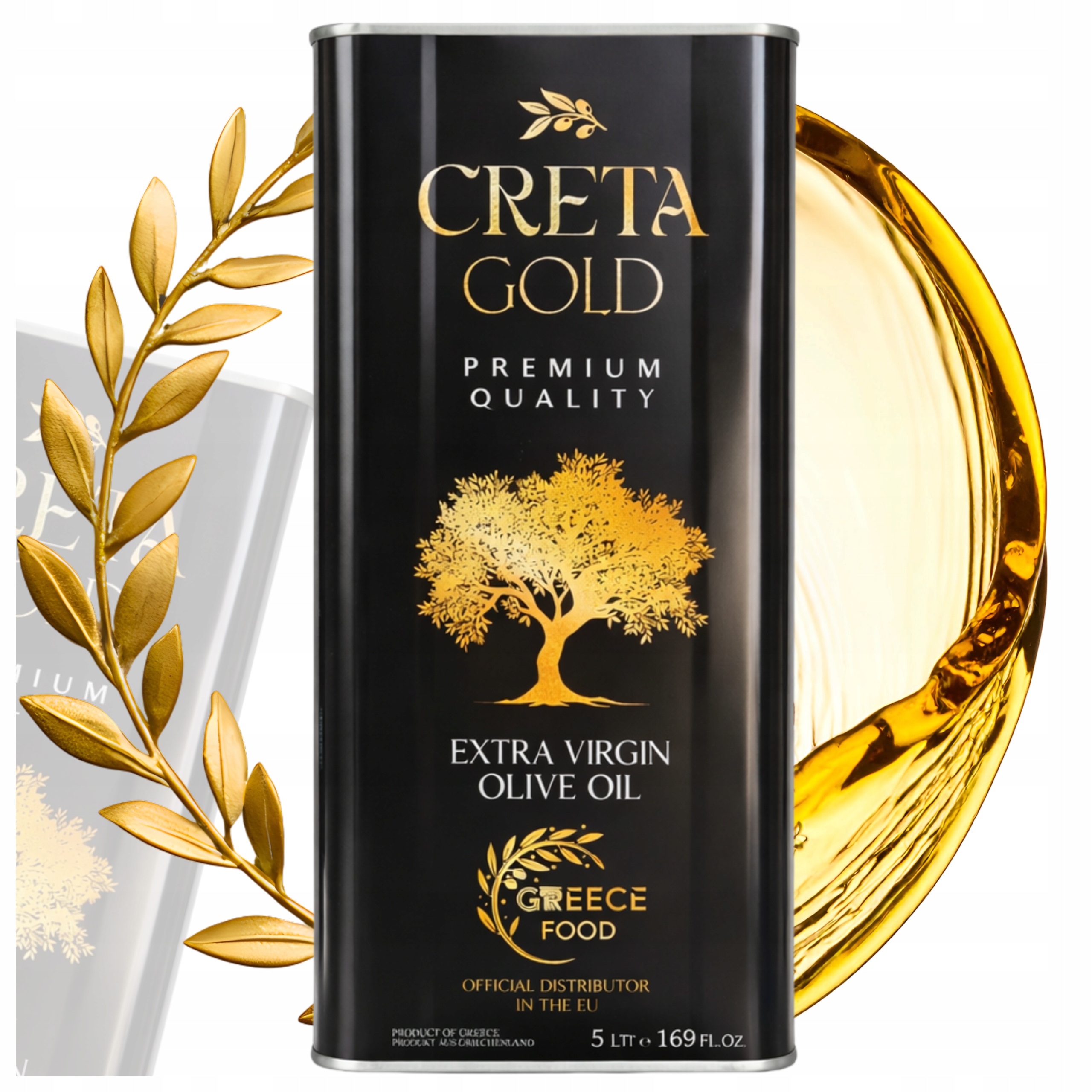 Levně Extra Panenský Řecký Olivový Olej 5 L Creta Gold Premium Quality Sklizeň 2025