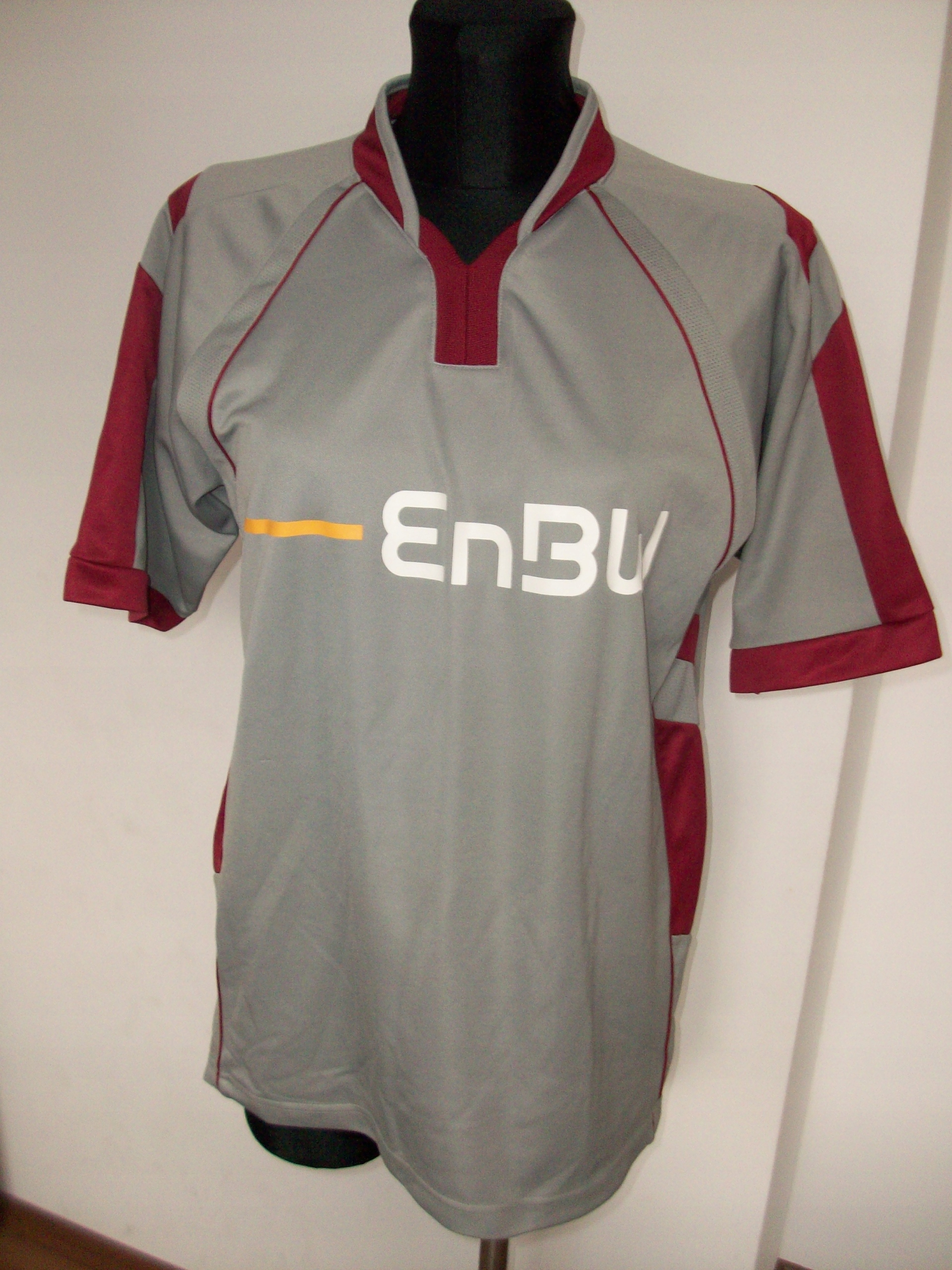 T-shirt męski koszulka M BECKHAM oddychająca panel Kolor szary