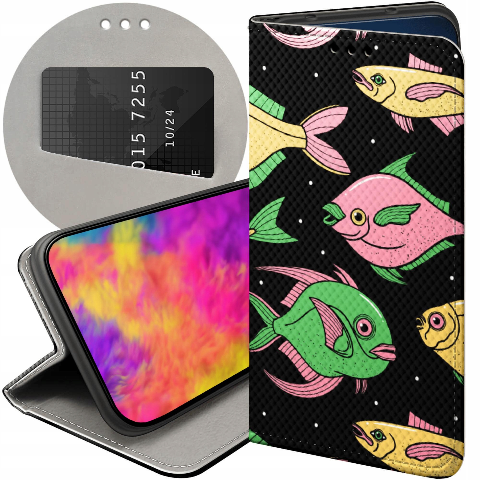 Etui Z Klapką Do Xiaomi Redmi 15 4G 5G Ryby Rybki Fish Futerał Case