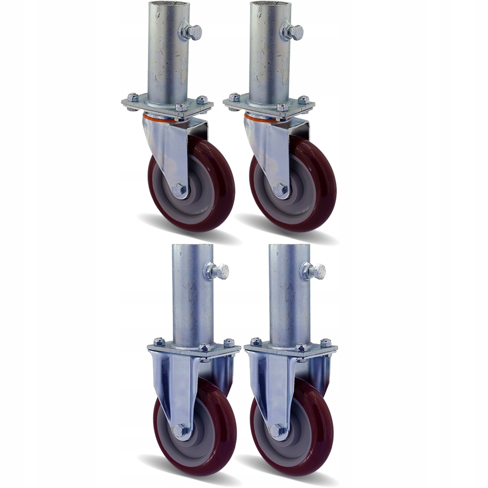 68PPPUB125K2 Kolo fi125 Varšavské lešení regálový vozík sada 4 ks