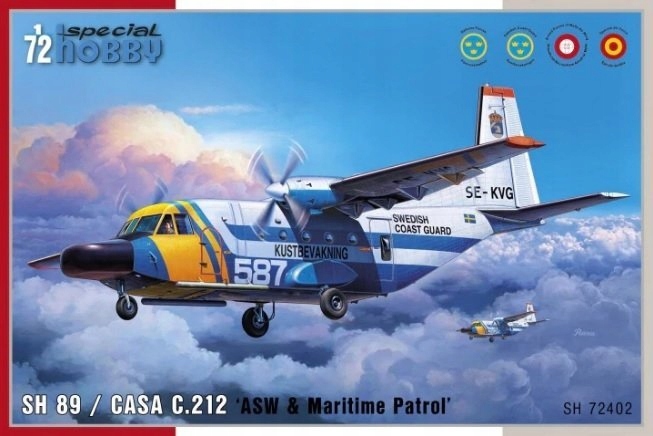 Sh 89 Casa C.212 Asw & Maritime Patrol Special Hobby SH72402 měřítko 1/72