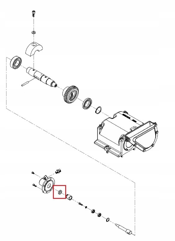 WACKER DPU Uszczelniacz tłoczka wibracji 0048564 Marka Wacker