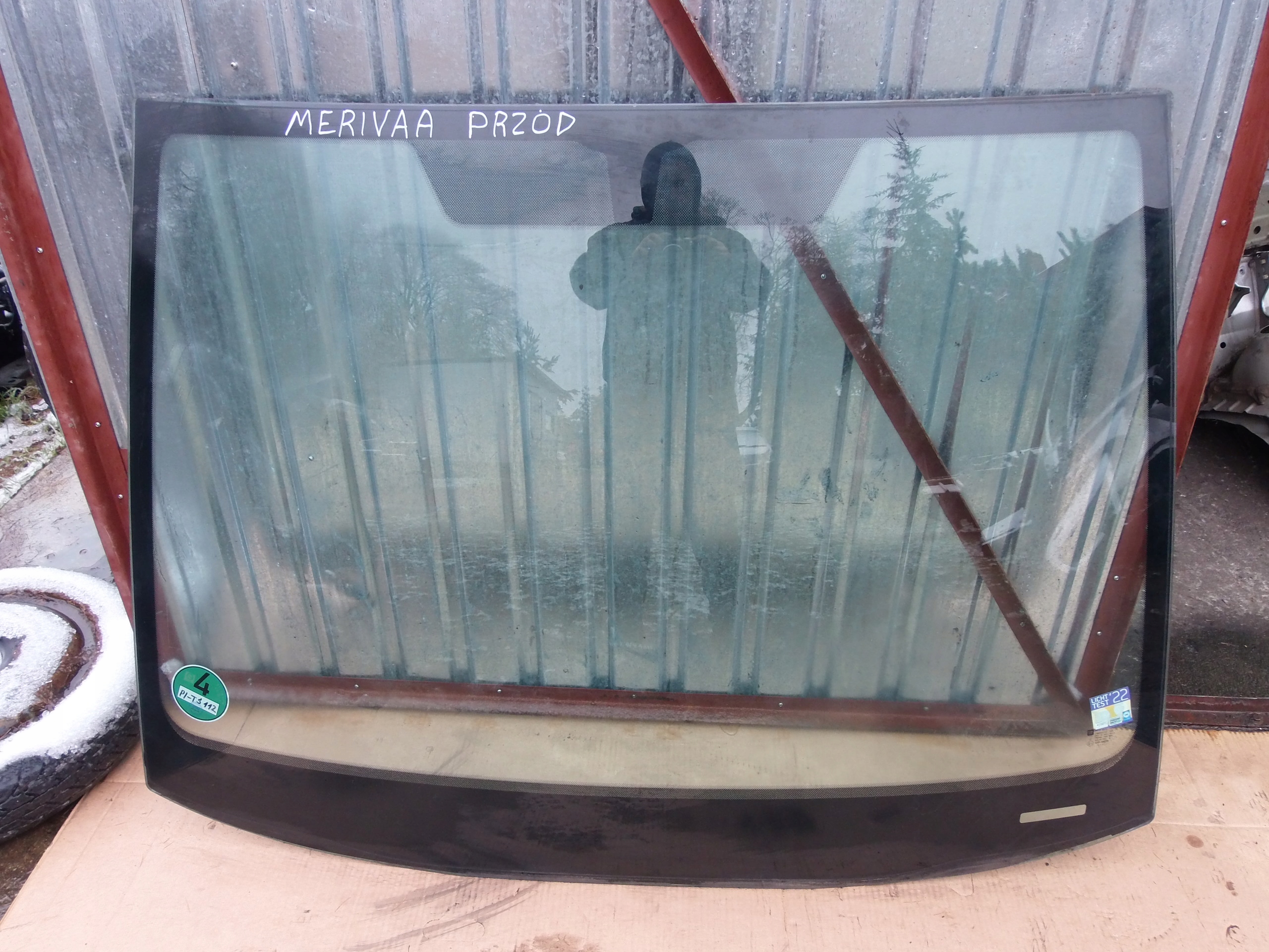 SZYBA CZOLOWA PRZEDNIA OPEL MERIVA A