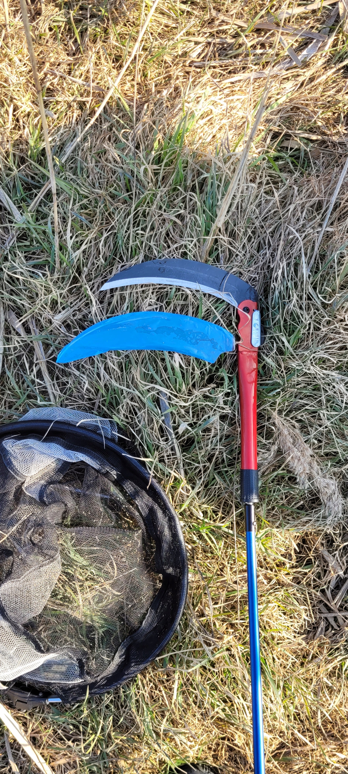 KOSA z gwintem na Sztycę do podbieraka - Daleki Zasięg Cięcia Szerokość produktu 23 cm