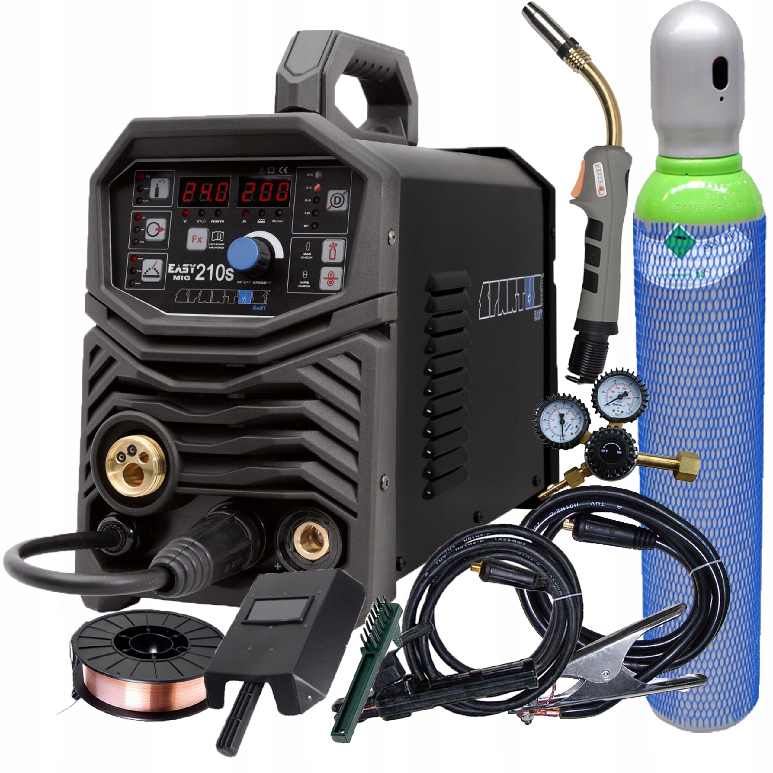 Spawarka Migomat Spartus Easymig 210S 200A 3W1 Mig Mma Tig Półautomat