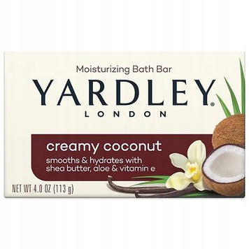 Mydlo v Kocke Kokosové Hydratačné Krémové Kocky YARDLEY CREAMY COCONUT