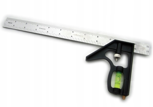 

Kątownik stolarski z poziomicą 300mm HT4M217