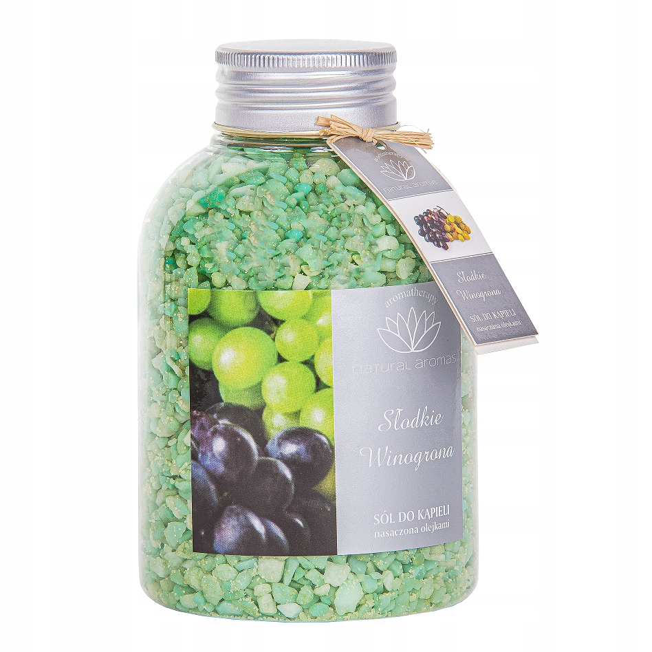 NATURAL AROMAS Sól do kąpieli Sł. Winogrona 670g